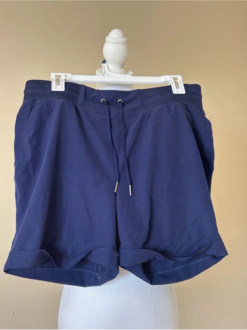 Love Life Live Navy Drawstring Women’s Athletic Shorts